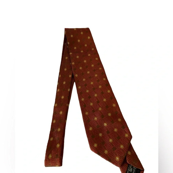 ERMENEGILDO ZEGNA MENS FLORAL SILK TIE - Picture 1 of 3